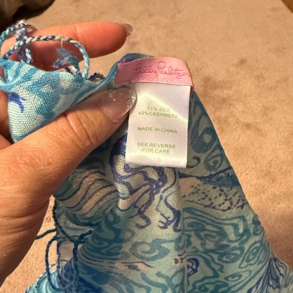 Lilly Pulitzer Mermaid Scarf - Picture 3 of 3